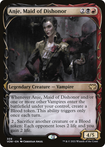 Anje, Maid of Dishonor (VOW-309) - Innistrad: Crimson Vow: (Showcase)
