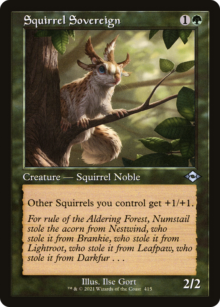 Squirrel Sovereign (MH2-415) - Modern Horizons 2 Foil