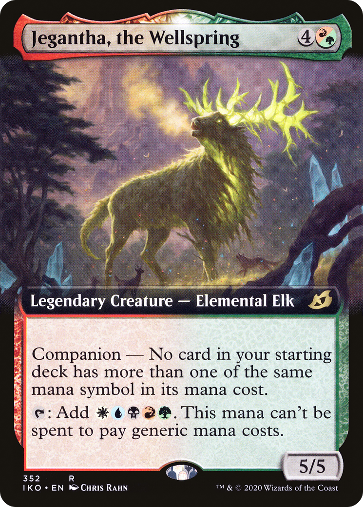 Jegantha, the Wellspring (IKO-352) - Ikoria: Lair of Behemoths: (companion, Extended Art)