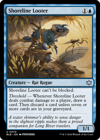 Shoreline Looter (BLB-070) - Bloomburrow Foil