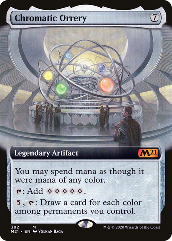 Chromatic Orrery (M21-382) - Core Set 2021: (Extended Art) Foil