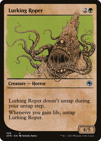 Lurking Roper (AFR-328) - Adventures in the Forgotten Realms: (Showcase) Foil