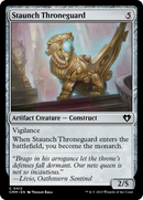 Staunch Throneguard (CMM-412) - Commander Masters Foil