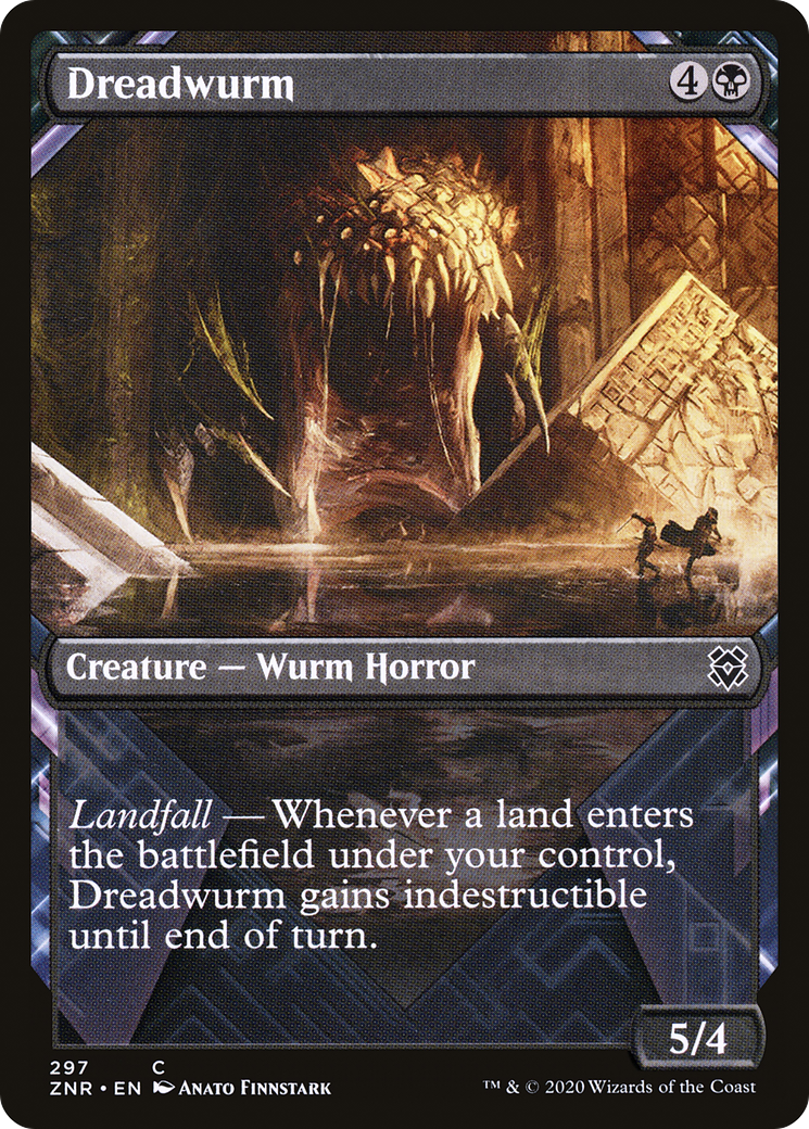 Dreadwurm (ZNR-297) - Zendikar Rising: (Showcase) Foil