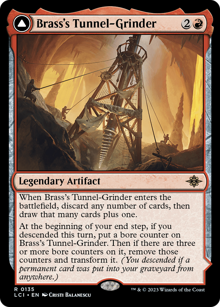 Brass's Tunnel-Grinder // Tecutlan, the Searing Rift (LCI-135) - The Lost Caverns of Ixalan