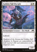 Golden-Tail Disciple (NEO-015) - Kamigawa: Neon Dynasty: (enchantment)