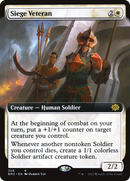 Siege Veteran (BRO-306) - The Brothers' War: (Extended Art) Foil