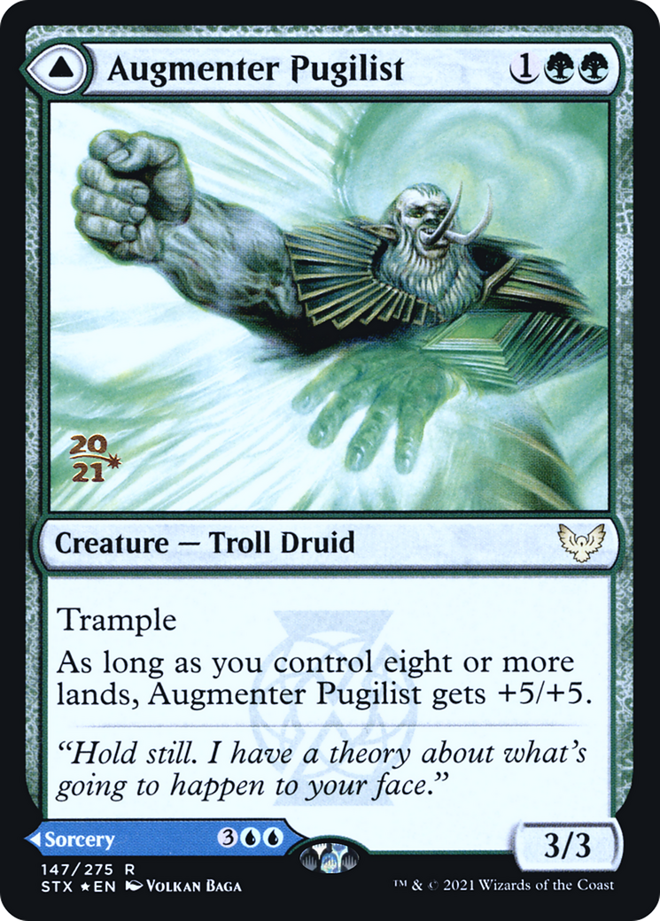 Augmenter Pugilist // Echoing Equation (PRE-147) - Strixhaven: School of Mages Promos Foil