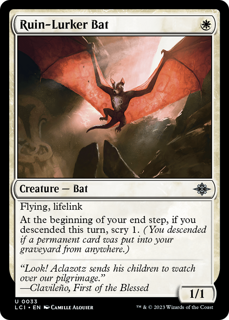 Ruin-Lurker Bat (LCI-033) - The Lost Caverns of Ixalan