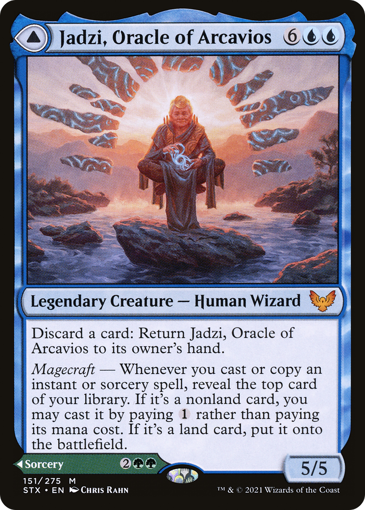 Jadzi, Oracle of Arcavios // Journey to the Oracle (STX-151) - Strixhaven: School of Mages