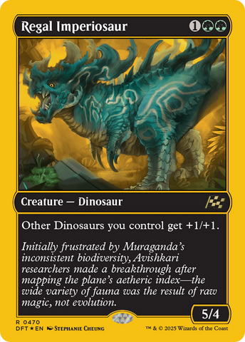 Regal Imperiosaur (DFT-470) - Aetherdrift Foil