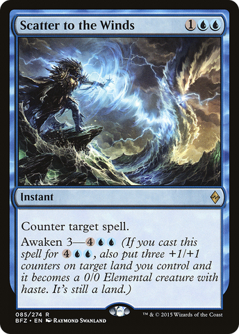 Scatter to the Winds (BFZ-085) - Battle for Zendikar Foil