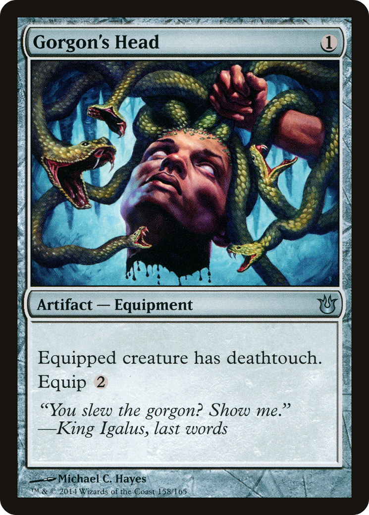 Gorgon's Head (BNG-158) - Born of the Gods