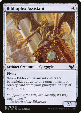Biblioplex Assistant (STX-251) - Strixhaven: School of Mages Foil