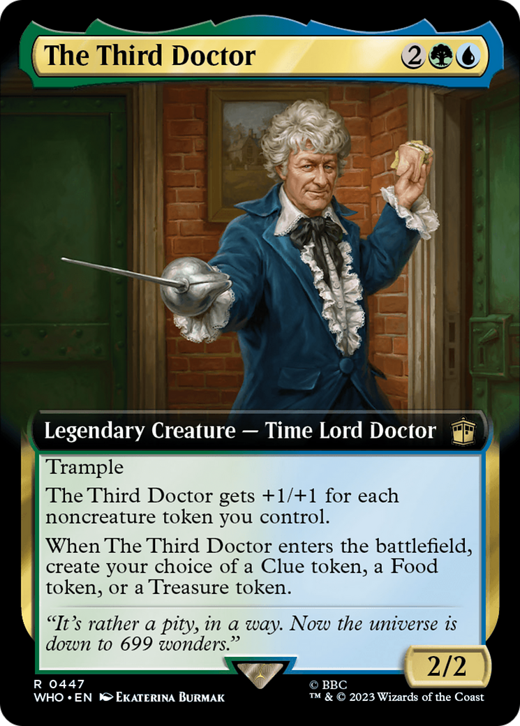 The Third Doctor (WHO-447) - Doctor Who: (Extended Art) Foil