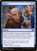 Reject (STX-050) - Strixhaven: School of Mages Foil