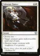 Valorous Stance (LIST-CMR-390) - The List