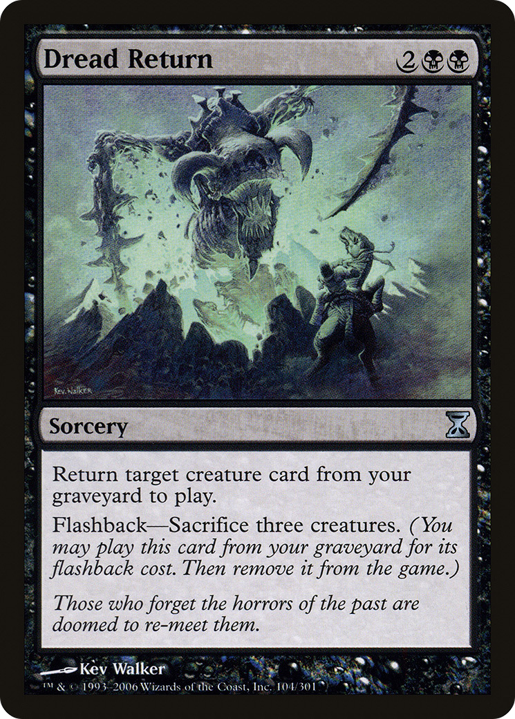 Dread Return (TSP-104) - Time Spiral Foil