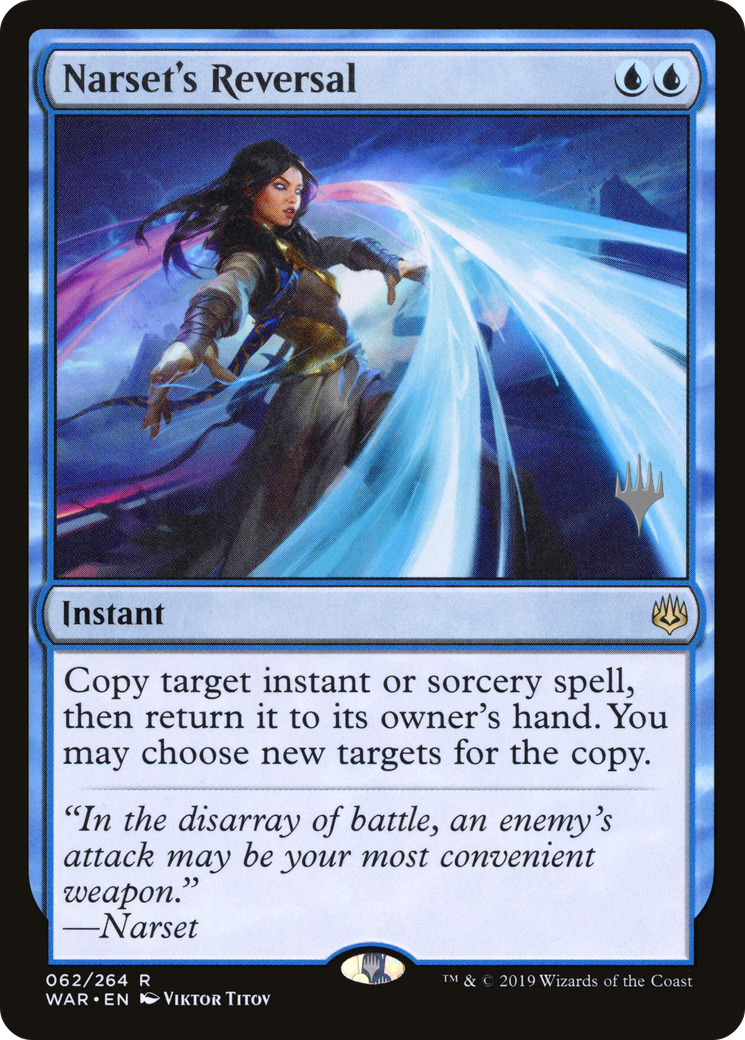 Narset's Reversal (PPTHB-62P) - War of the Spark Promos
