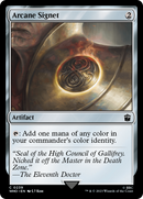Arcane Signet (WHO-239) - Doctor Who