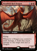 Wrathful Red Dragon (CLB-585) - Commander Legends: Battle for Baldur's Gate: (Extended Art) Foil