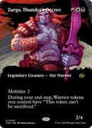 Zurgo, Thunder's Decree (TDM-376) - Tarkir: Dragonstorm: (Showcase) (Borderless)