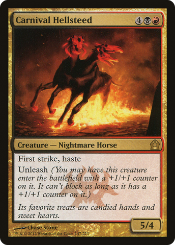 Carnival Hellsteed (RTR-147) - Return to Ravnica