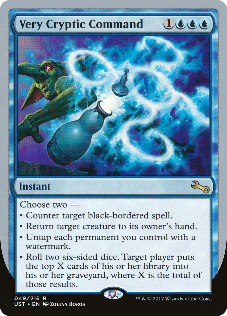 Very Cryptic Command (UST-049) - Unstable