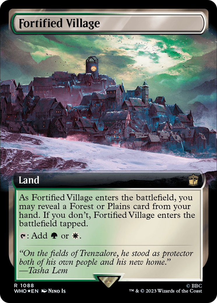 Fortified Village (WHO-1088) - Doctor Who: (Extended Art) Foil