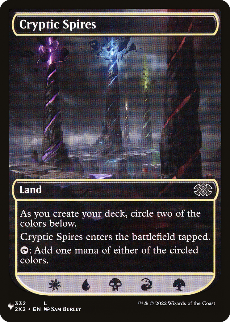 Cryptic Spires (LIST-2X2-332) - The List