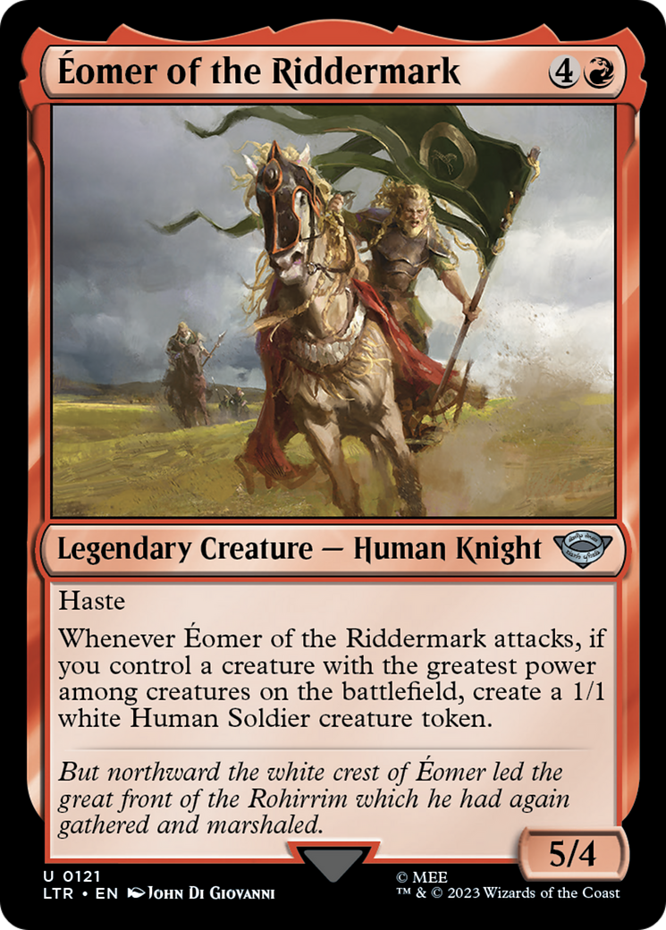 Éomer of the Riddermark (LTR-121) - The Lord of the Rings: Tales of Middle-earth Foil