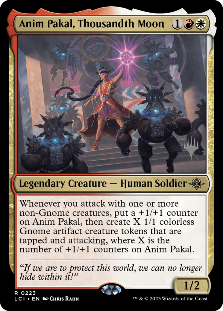 Anim Pakal, Thousandth Moon (PPLCI-223) - The Lost Caverns of Ixalan Promos