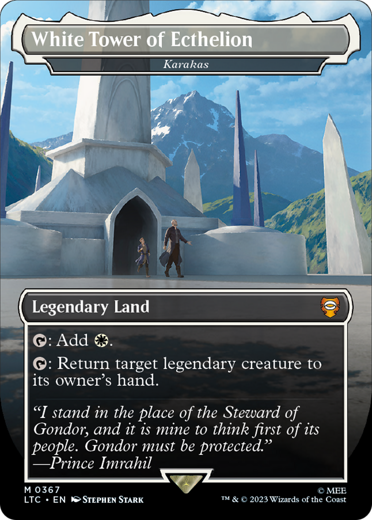 Karakas (LTC-367) - Tales of Middle-earth Commander / White Tower of Ecthelion (Borderless) Foil