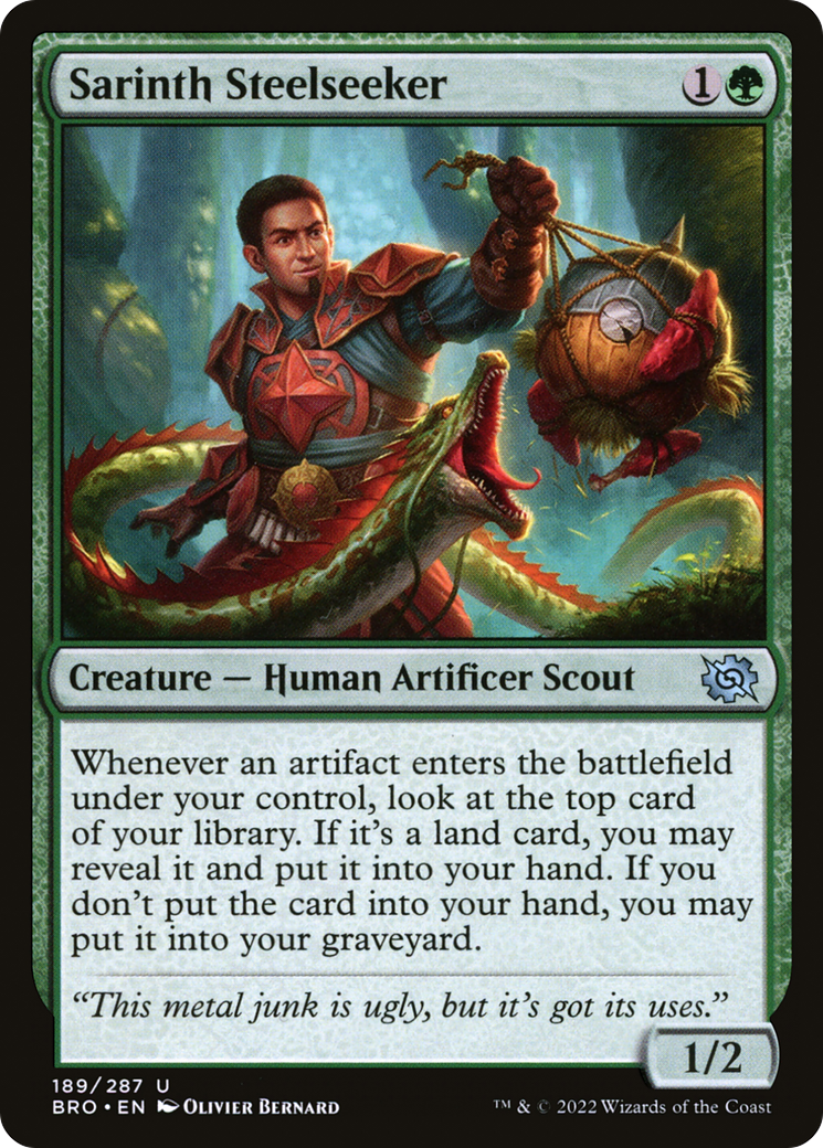 Sarinth Steelseeker (BRO-189) - The Brothers' War