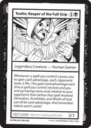 Toofer, Keeper of the Full Grip (MB2PC-) - Mystery Booster 2