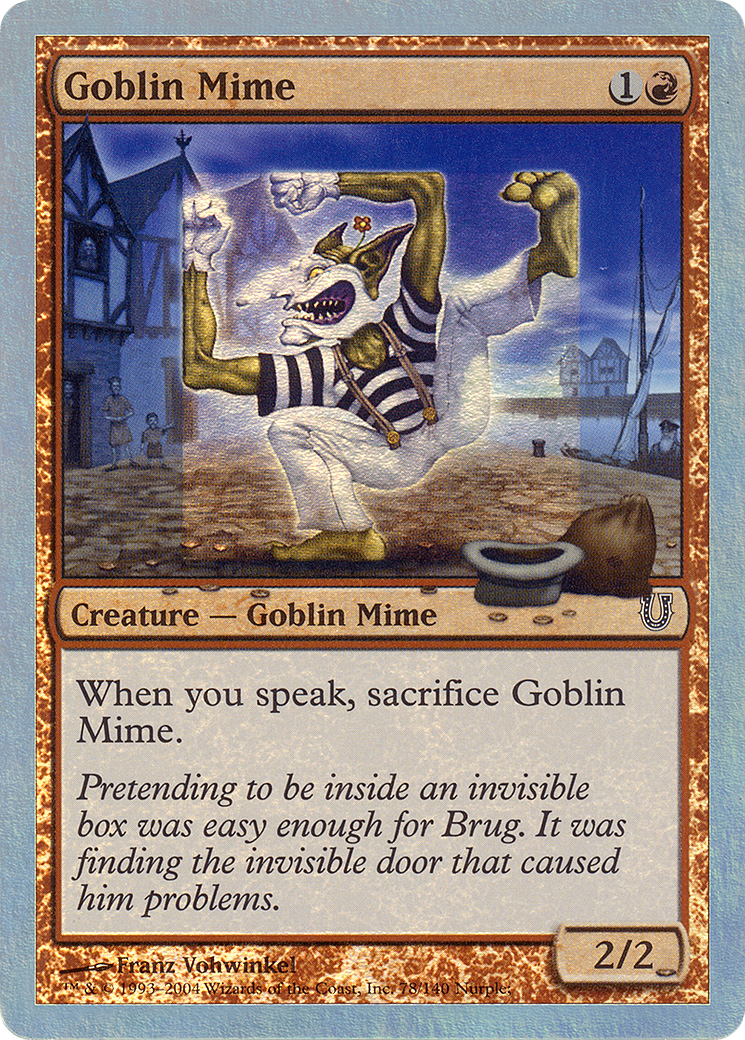 Goblin Mime (UNH-078) - Unhinged Foil