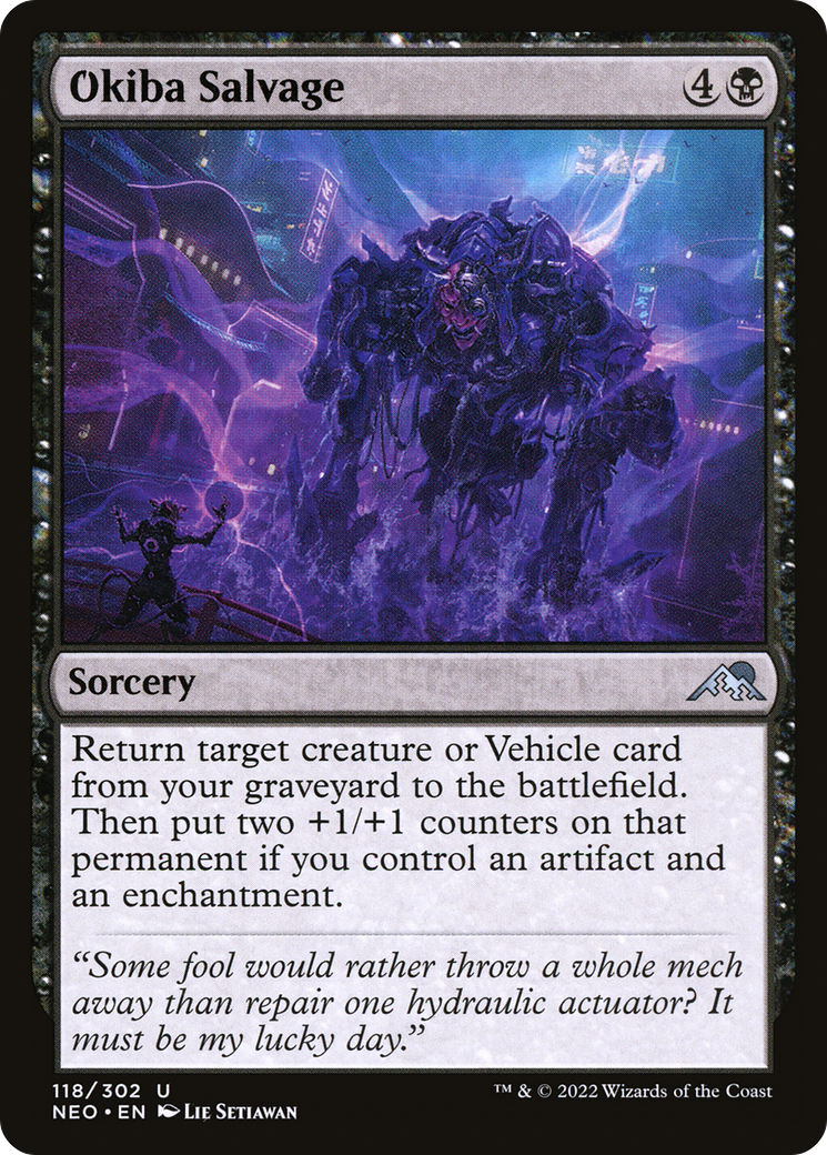 Okiba Salvage (NEO-118) - Kamigawa: Neon Dynasty Foil