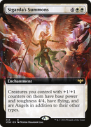 Sigarda's Summons (VOW-353) - Innistrad: Crimson Vow: (Extended Art)