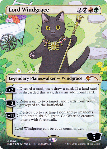 Lord Windgrace (SLD-1184) - Secret Lair Drop (Borderless) Foil