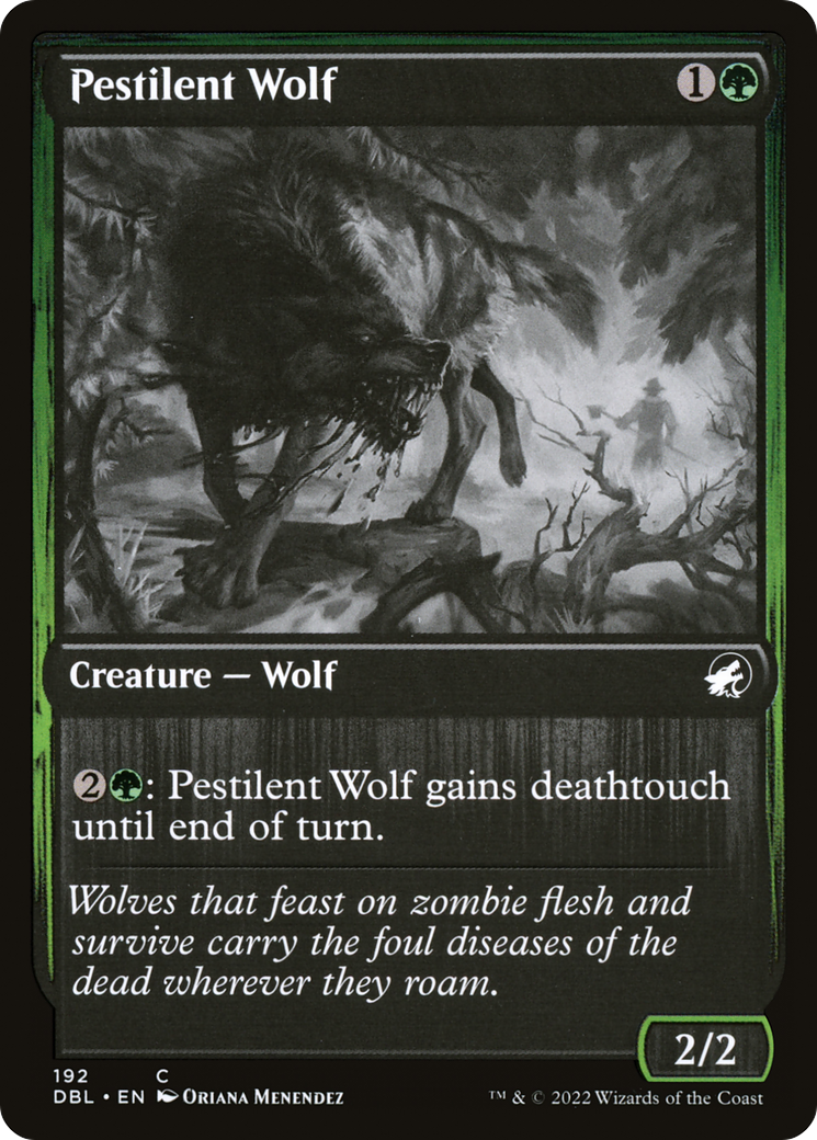 Pestilent Wolf (DBL-192) - Innistrad: Double Feature
