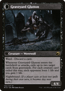 Graveyard Trespasser // Graveyard Glutton (MID-104) - Innistrad: Midnight Hunt: (Double Faced Transform) Foil