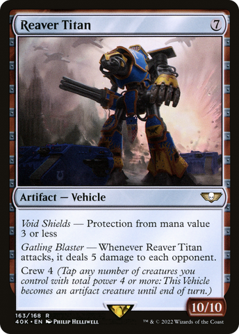 Reaver Titan (40K-163) - Warhammer 40,000 Commander