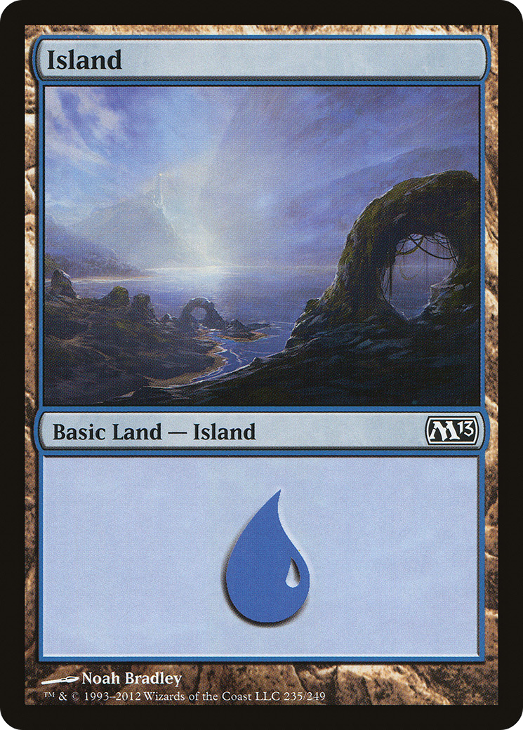 Island (M13-235) - Magic 2013 Foil