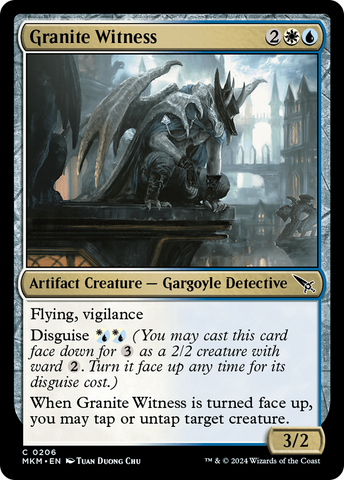 Granite Witness (MKM-206) - Murders at Karlov Manor Foil