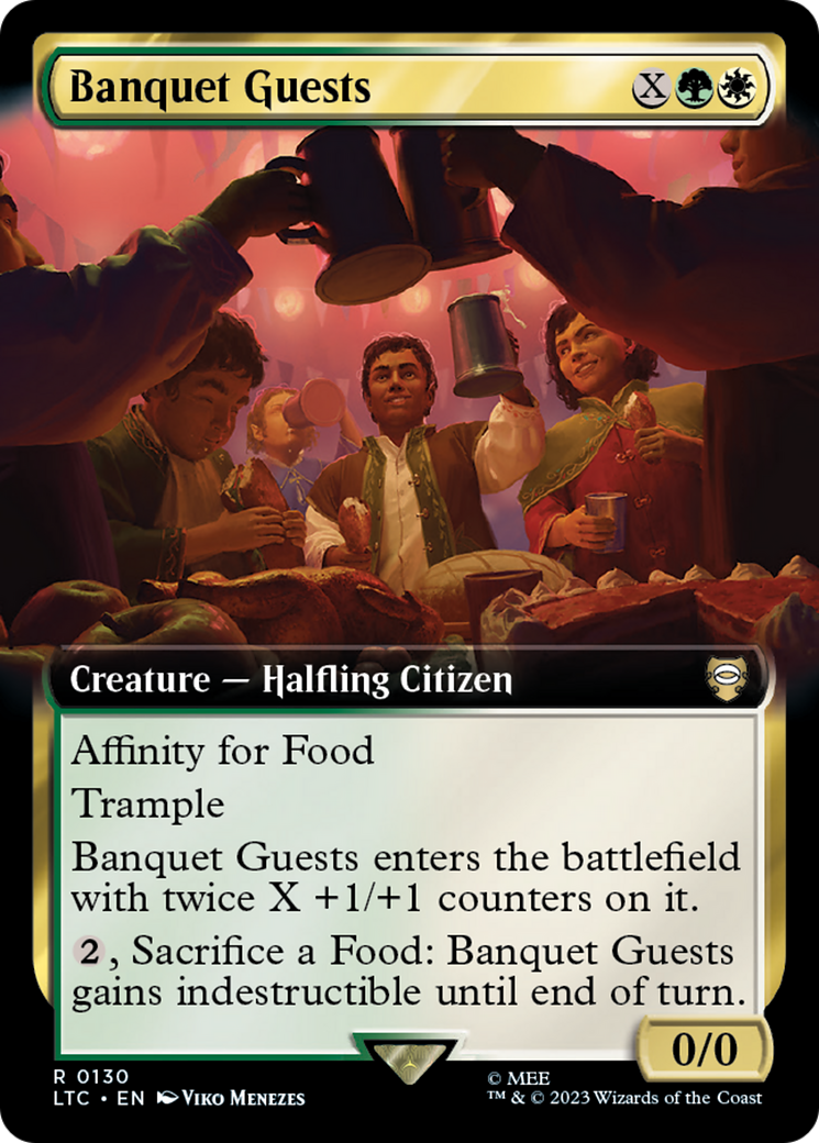 Banquet Guests (LTC-130) - Tales of Middle-earth Commander: (Extended Art) Foil