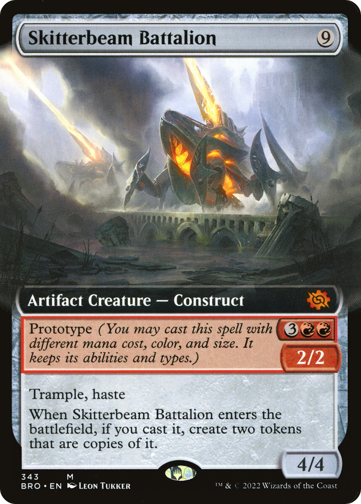 Skitterbeam Battalion (BRO-343) - The Brothers' War: (Extended Art)