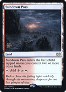Sundown Pass (PRE-266S) - Innistrad: Crimson Vow Promos Foil