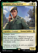 Sergeant John Benton (WHO-762) - Doctor Who Foil