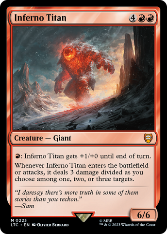Inferno Titan (LTC-223) - Tales of Middle-earth Commander