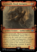 Grishnákh, Brash Instigator (LTR-585) - The Lord of the Rings: Tales of Middle-earth: (Showcase) Foil